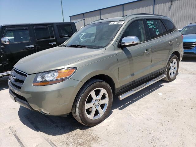 5NMSH13E87H070693 - 2007 HYUNDAI SANTA FE SE GREEN photo 1