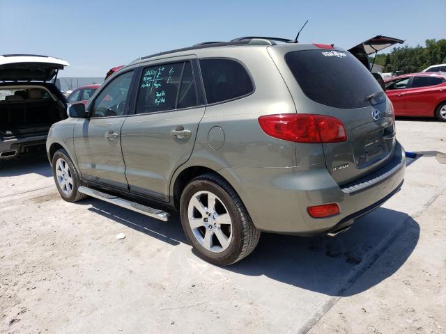 5NMSH13E87H070693 - 2007 HYUNDAI SANTA FE SE GREEN photo 2