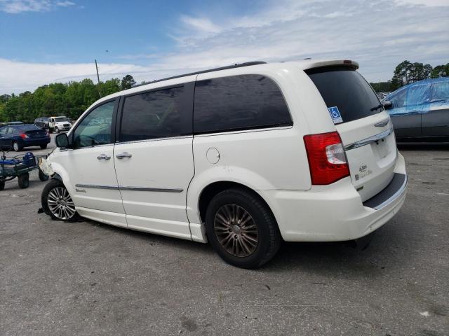 2C4RC1CG6DR650587 - 2013 CHRYSLER TOWN & COU TOURING L WHITE photo 2