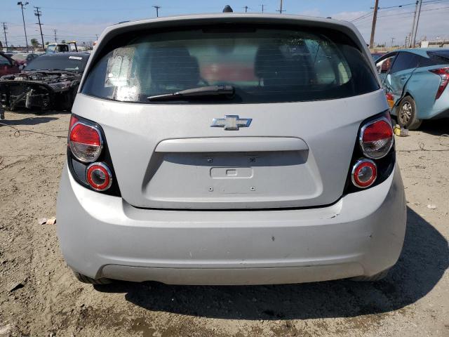 1G1JA6SH4C4167877 - 2012 CHEVROLET SONIC LS SILVER photo 6