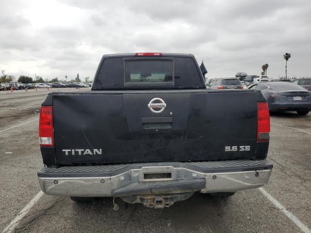 1N6AA07B45N530598 - 2005 NISSAN TITAN XE BLACK photo 6