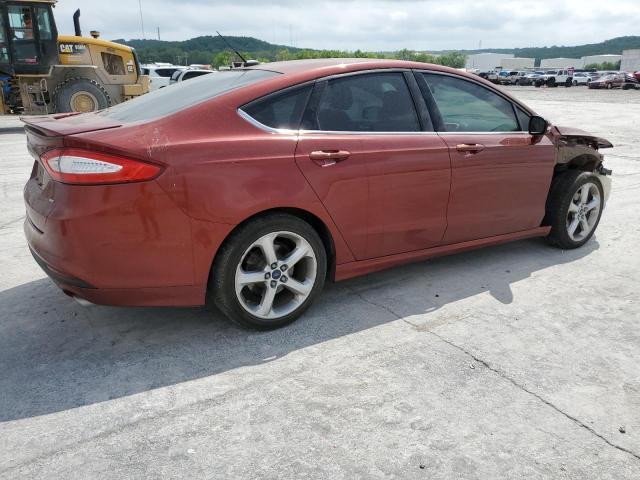 3FA6P0H77ER176340 - 2014 FORD FUSION SE RED photo 3