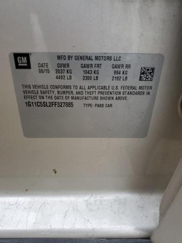 1G11C5SL2FF327885 - 2015 CHEVROLET MALIBU 1LT 棕色 照片 13