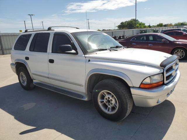 1B4HR58N02F106788 - 2002 DODGE DURANGO SLT PLUS WHITE photo 4