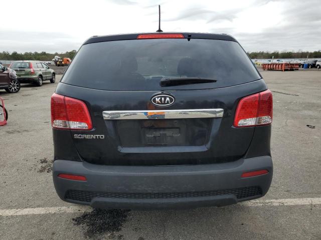 5XYKT3A1XBG156066 - 2011 KIA SORENTO BASE BLACK photo 6