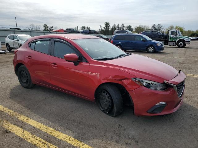 JM1BM1K73F1268816 - 2015 MAZDA 3 SPORT RED photo 4