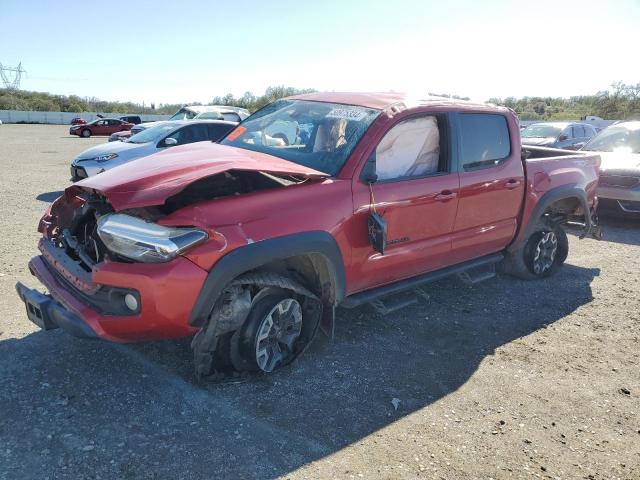 3TMCZ5AN8MM432073 - 2021 TOYOTA TACOMA DOUBLE CAB RED photo 1