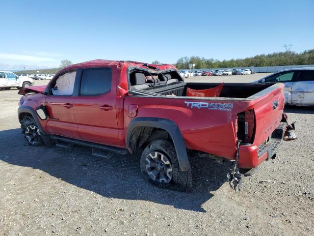 3TMCZ5AN8MM432073 - 2021 TOYOTA TACOMA DOUBLE CAB RED photo 2