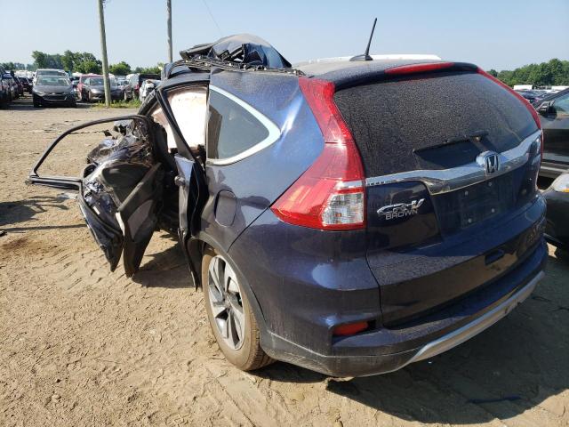 5J6RM4H95FL068074 - 2015 HONDA CR-V TOURING BLUE photo 3