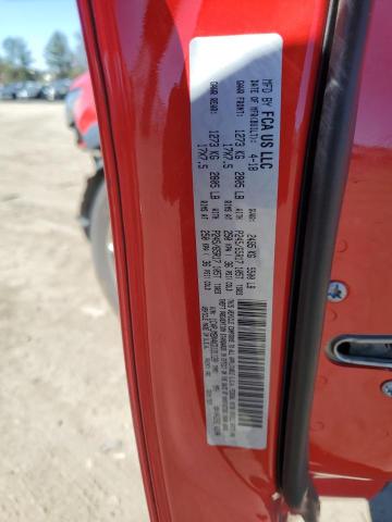 1C4PJMBX4KD131120 - 2019 JEEP CHEROKEE TRAILHAWK RED photo 13