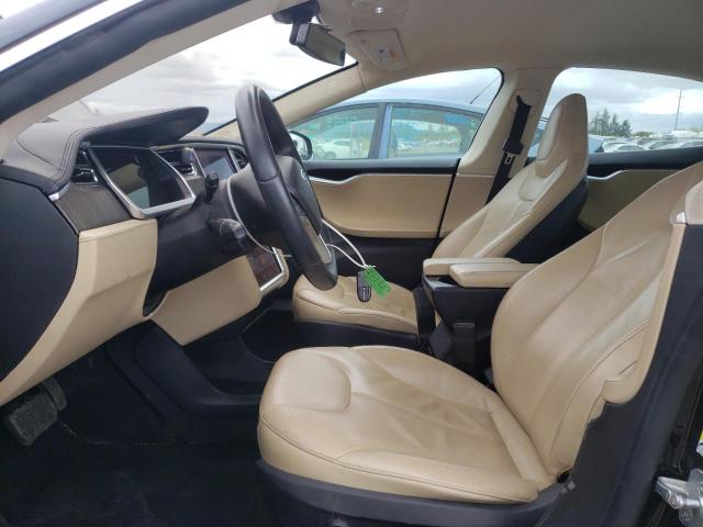 5YJSA1CGXDFP03746 - 2013 TESLA MODEL S Чорний фото 7