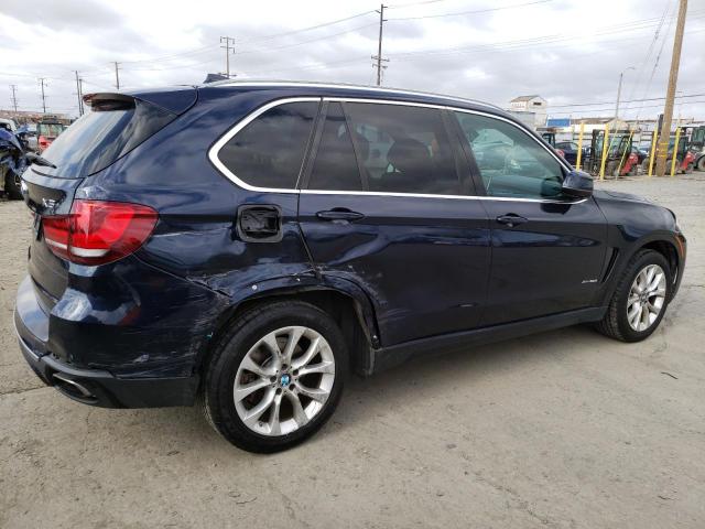 5UXKR6C58F0J76634 - 2015 BMW X5 XDRIVE50I BLUE photo 3