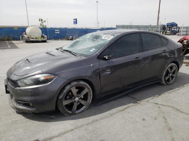 1C3CDFEB2GD752255 - 2016 DODGE DART GT GRAY photo 1