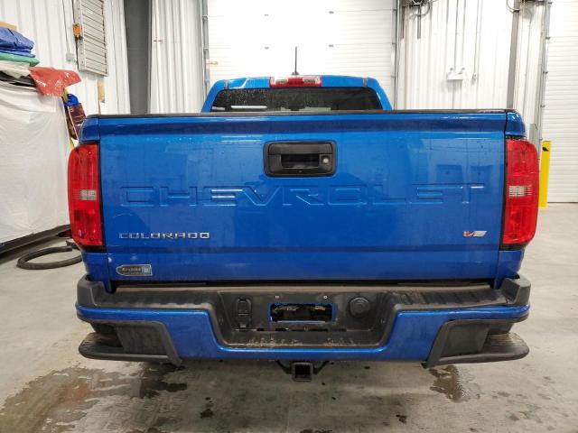 1GCGTBEN9M1242002 - 2021 CHEVROLET COLORADO BLUE photo 6