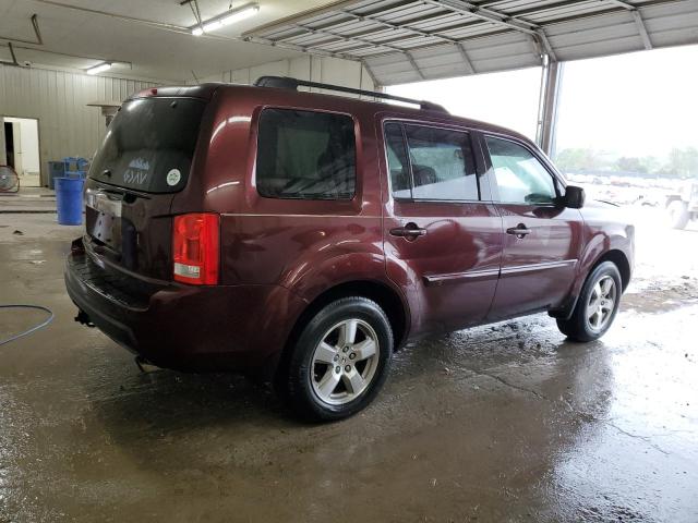 5FNYF38569B019220 - 2009 HONDA PILOT EXL MAROON photo 3