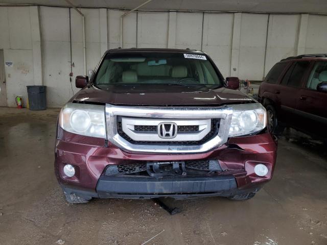 5FNYF38569B019220 - 2009 HONDA PILOT EXL MAROON photo 5