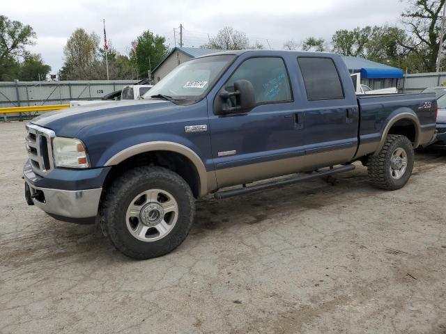 1FTWW31P15EB84915 - 2005 FORD F350 SRW SUPER DUTY BLUE photo 1