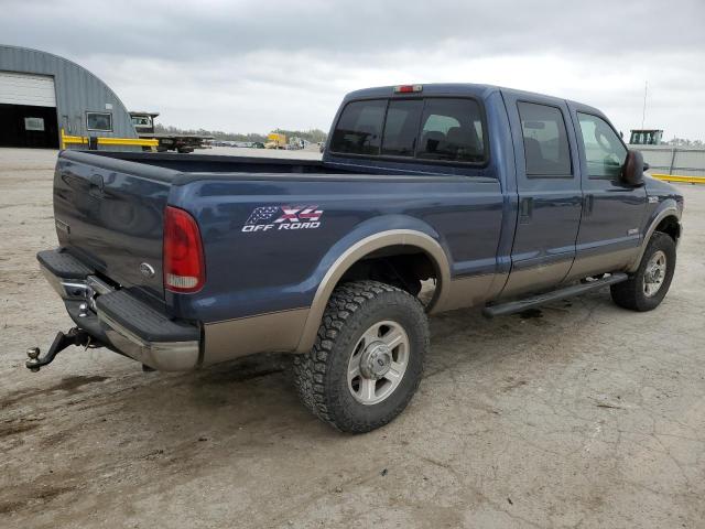 1FTWW31P15EB84915 - 2005 FORD F350 SRW SUPER DUTY BLUE photo 3