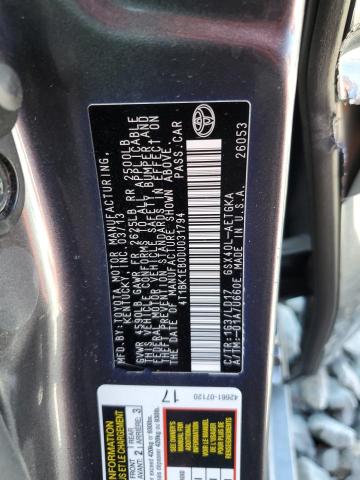 4T1BK1EB0DU031794 - 2013 TOYOTA AVALON BASE CHARCOAL photo 13