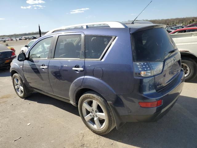 JA4MT41X27U004270 - 2007 MITSUBISHI OUTLANDER XLS BLUE photo 2