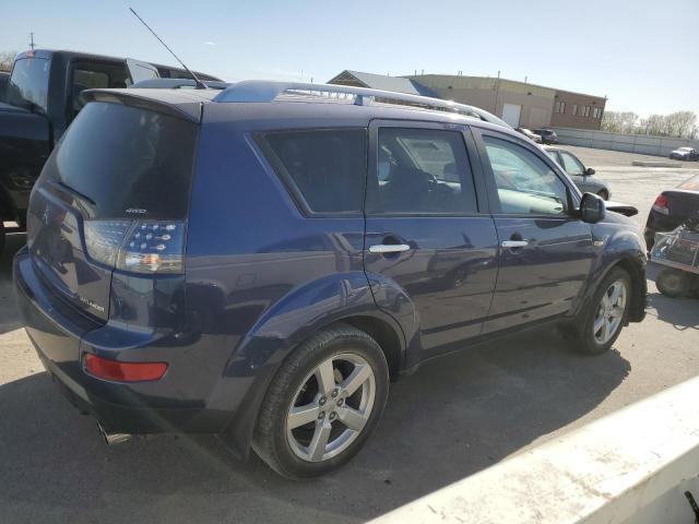 JA4MT41X27U004270 - 2007 MITSUBISHI OUTLANDER XLS BLUE photo 3