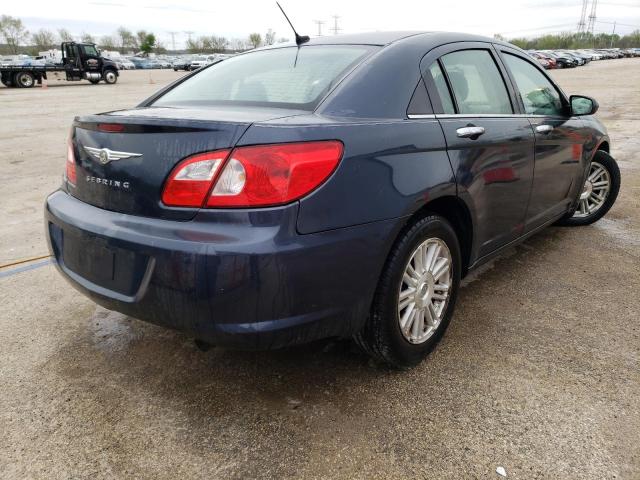 1C3LC66K68N228992 - 2008 CHRYSLER SEBRING LIMITED BLUE photo 3