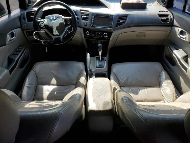 2HGFB2F98CH590830 - 2012 HONDA CIVIC EXL შავი ფოტო 8