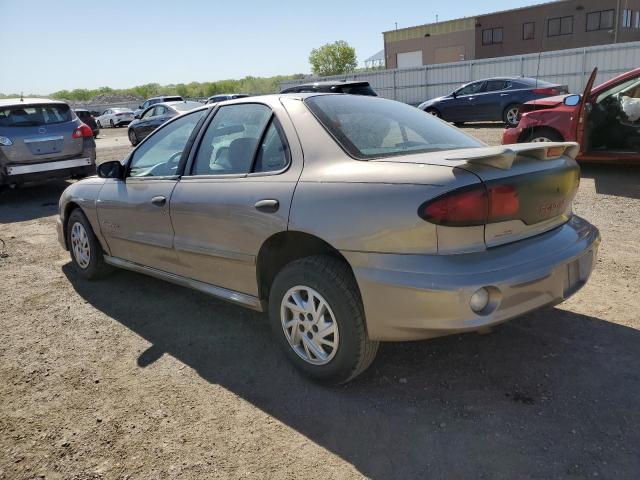 1G2JB524027337794 - 2002 PONTIAC SUNFIRE SE GOLD photo 2