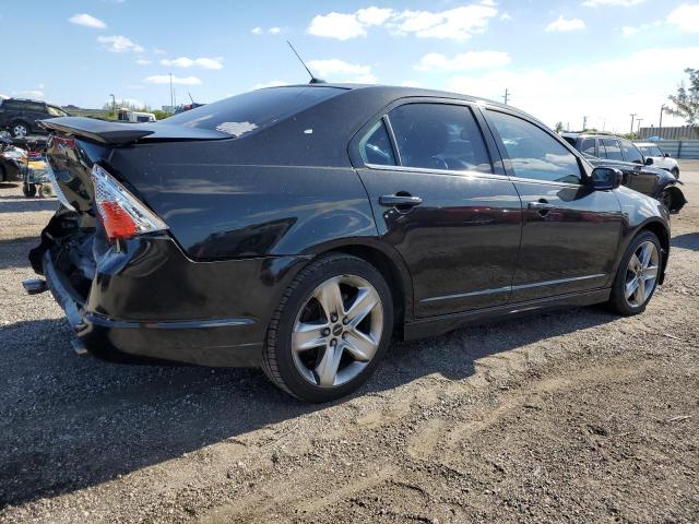 3FAHP0KC7BR272026 - 2011 FORD FUSION SPORT BLACK photo 3