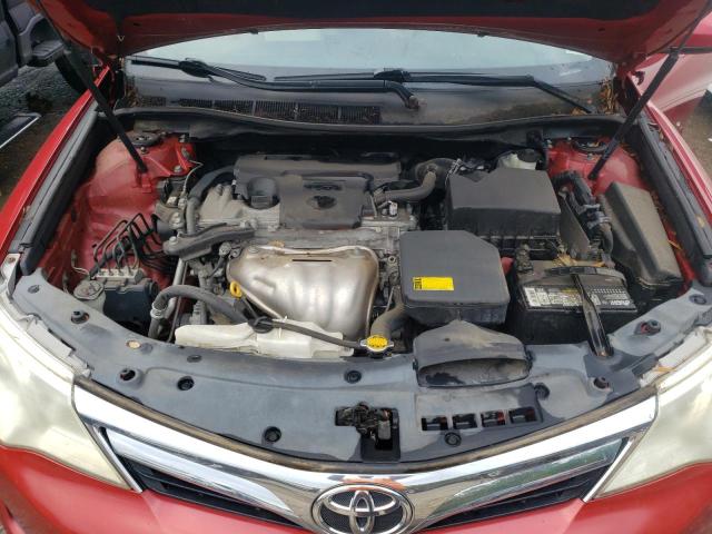 4T1BF1FK8CU537147 - 2012 TOYOTA CAMRY BASE RED photo 11