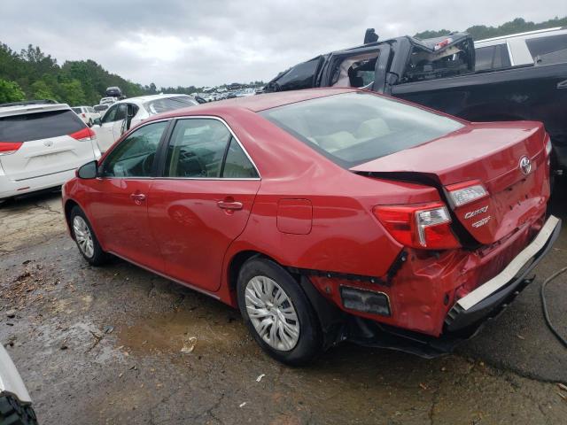 4T1BF1FK8CU537147 - 2012 TOYOTA CAMRY BASE RED photo 2