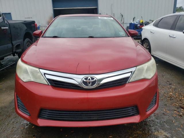 4T1BF1FK8CU537147 - 2012 TOYOTA CAMRY BASE RED photo 5