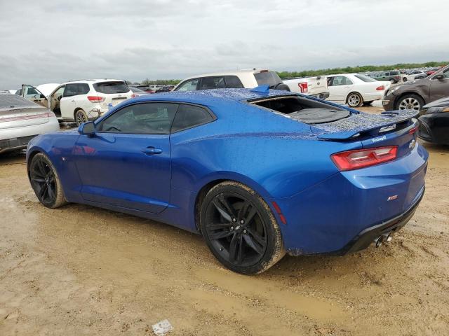 1G1FH1R7XG0166683 - 2016 CHEVROLET CAMARO SS BLUE photo 2