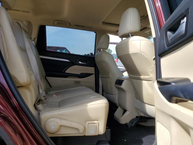 5TDJKRFH1FS093195 - 2015 TOYOTA HIGHLANDER XLE BURGUNDY photo 10