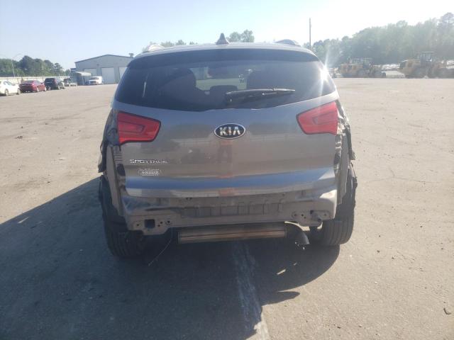 KNDPB3AC8E7547387 - 2014 KIA SPORTAGE BASE GRAY photo 6