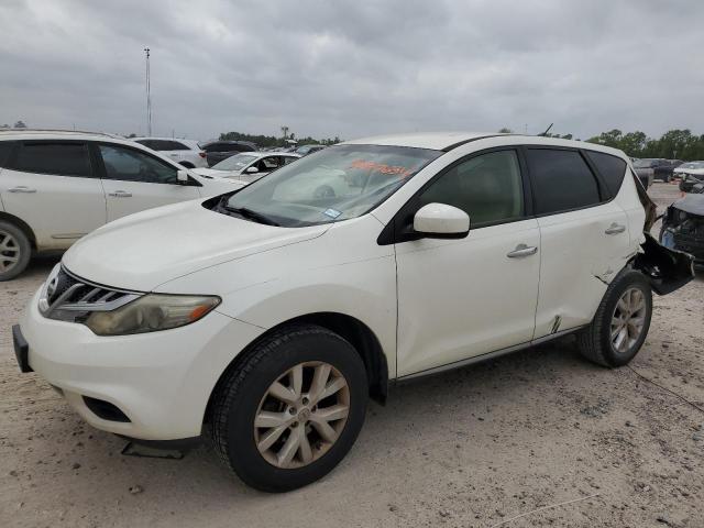 JN8AZ1MU4CW122332 - 2012 NISSAN MURANO S WHITE photo 1