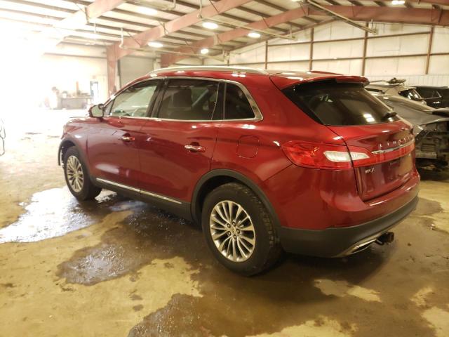 2LMPJ8KR5HBL35173 - 2017 LINCOLN MKX SELECT BURGUNDY photo 2