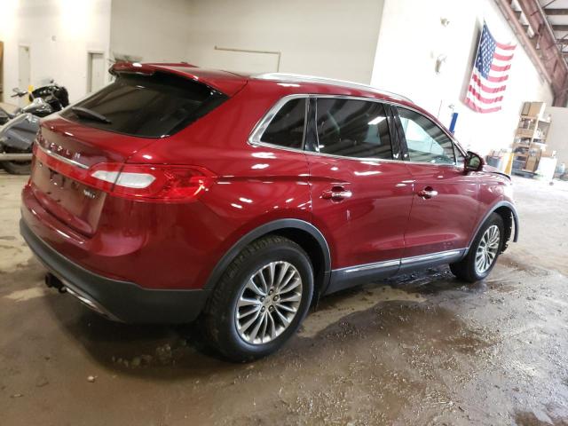 2LMPJ8KR5HBL35173 - 2017 LINCOLN MKX SELECT BURGUNDY photo 3