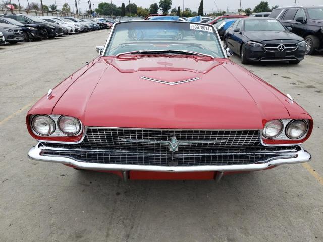 6Y85Z109267 - 1966 FORD THUNDERBIR RED photo 5