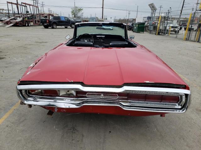 6Y85Z109267 - 1966 FORD THUNDERBIR RED photo 6