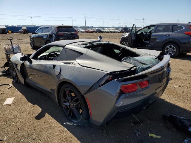 1G1YF2D71G5109237 - 2016 CHEVROLET CORVETTE STINGRAY 3LT GRAY photo 2