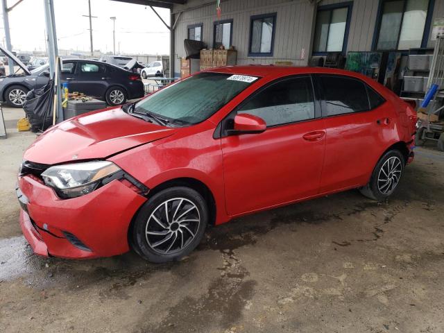 5YFBURHE4EP009556 - 2014 TOYOTA COROLLA L RED photo 1