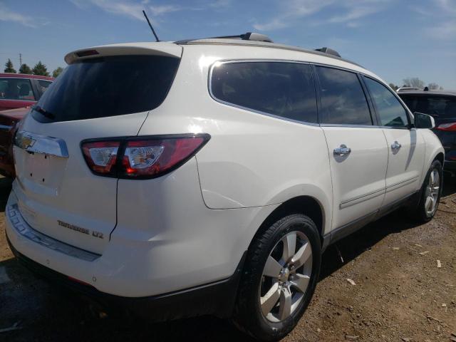 1GNKVJKD4FJ324854 - 2015 CHEVROLET TRAVERSE LTZ WHITE photo 3