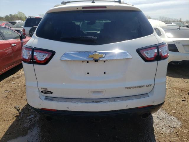 1GNKVJKD4FJ324854 - 2015 CHEVROLET TRAVERSE LTZ WHITE photo 6