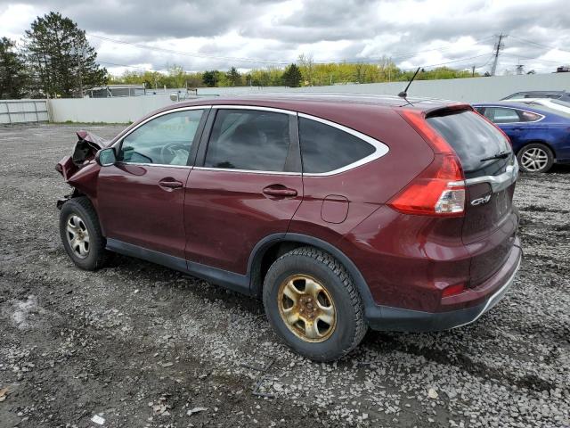 2HKRM4H52FH706918 - 2015 HONDA CR-V EX MAROON photo 2