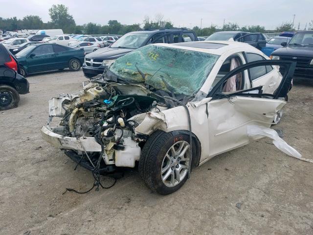 1G11C5SA0DF347354 - 2013 CHEVROLET MALIBU 1LT WHITE photo 2
