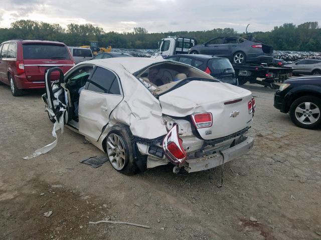 1G11C5SA0DF347354 - 2013 CHEVROLET MALIBU 1LT WHITE photo 3