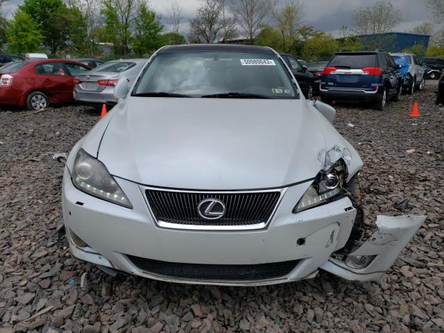 JTHCK262575007999 - 2007 LEXUS IS 250 WHITE photo 5