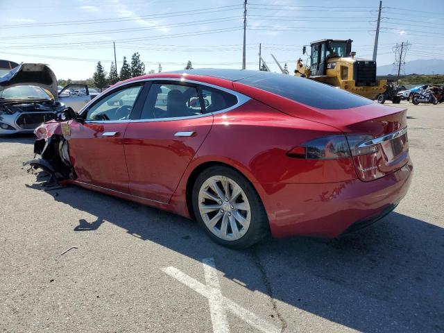 5YJSA1E21GF143959 - 2016 TESLA MODEL S წითელი ფოტო 2