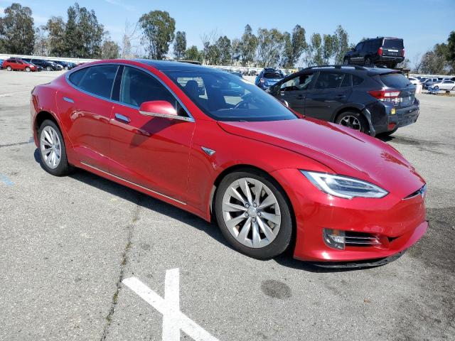 5YJSA1E21GF143959 - 2016 TESLA MODEL S წითელი ფოტო 4